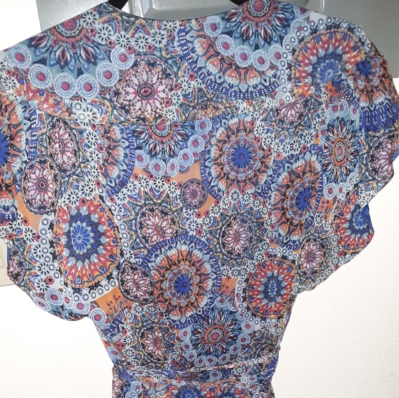 Spy Zone Exchange Boho Wrap Dress - Picture 3 of 8